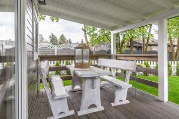 Фото номера Вилла с видом на сад Лоджи Woodhouse Resort г. Dobrogoszcz 19
